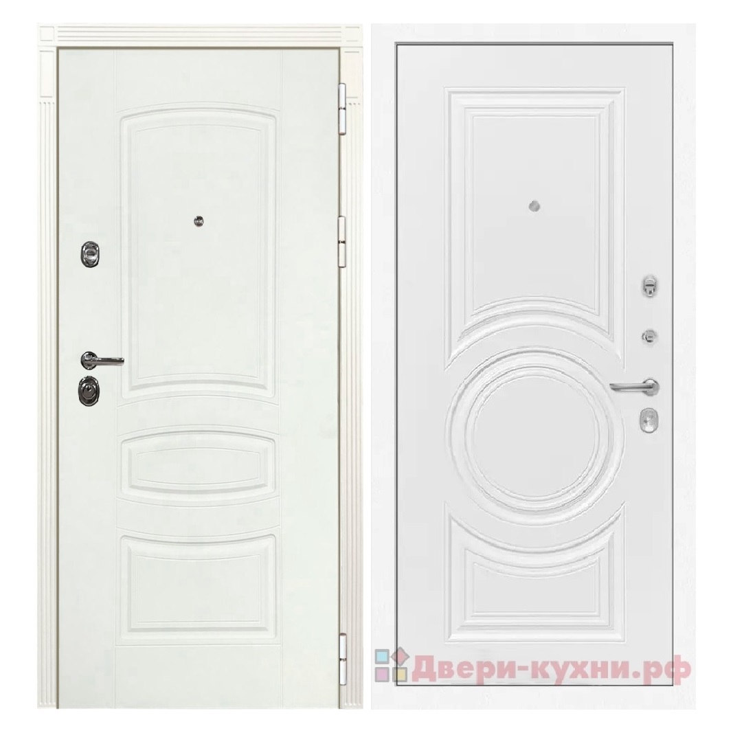 Белые двери в квартиру Лекс Император 125